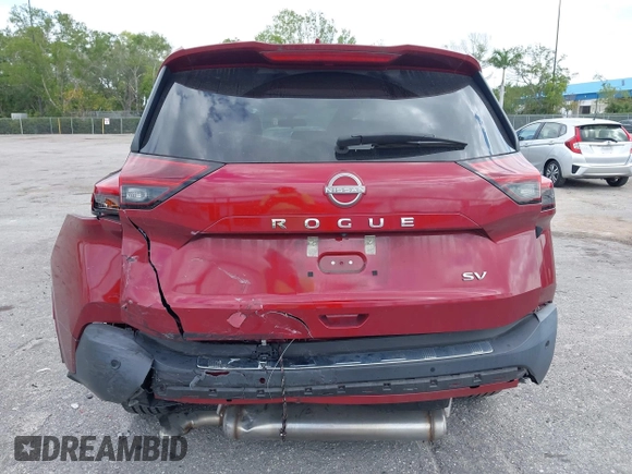 2023 Nissan Rogue SV z VIN 5N1BT3BA7PC684265, wystawiony jako IAAI lot #42083059 z przebiegiem 28 570 mil mil oraz . Historia ofert i sprzedaży dostępna na DreamBid. Obrazek 17.