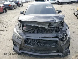 2014 Infiniti Q50 Sport with VIN JN1BV7AR3EM687395, listed as a Copart auction lot 49869235 with 86,199 mi miles and Salvage Title. Bid and sale history available at DreamBid. Image 5.