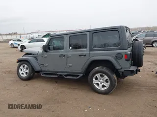 2022 Jeep Wrangler Unlimited Willys Sport with VIN 1C4HJXDM7NW151427, listed as a IAAI auction lot 41714749 with 39,130 mi miles and . Bid and sale history available at DreamBid. Image 14.