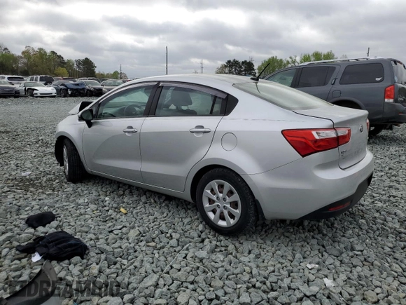 2015 Kia Rio EX with VIN KNADN4A30F6500441, listed as a Copart auction lot 51710575 with 65,343 mi miles and Salvage Title. Bid and sale history available at carsss.com. Image 2.