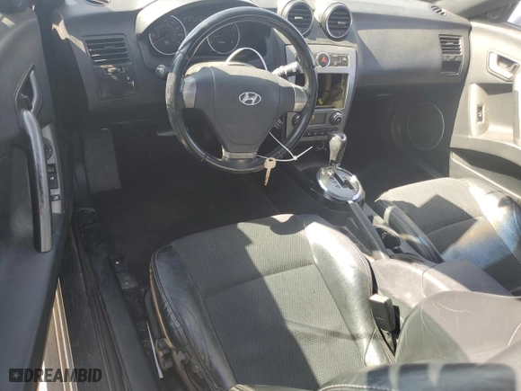 2008 Hyundai Tiburon GT with VIN KMHHN66F88U293438, listed as a Copart auction lot 76065164 with 157,547 mi miles and Salvage Title. Bid and sale history available at carsss.com. Image 8.