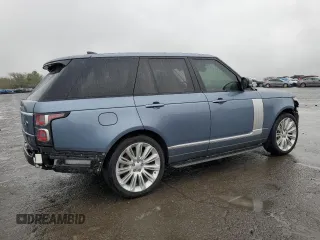 2018 Land Rover Range Rover HSE z VIN SALGS2SVXJA508865, wystawiony jako Copart lot #51896025 z przebiegiem 59 674 mil mil oraz Szkoda całkowita • Salvage title. Historia ofert i sprzedaży dostępna na DreamBid. Obrazek 3.