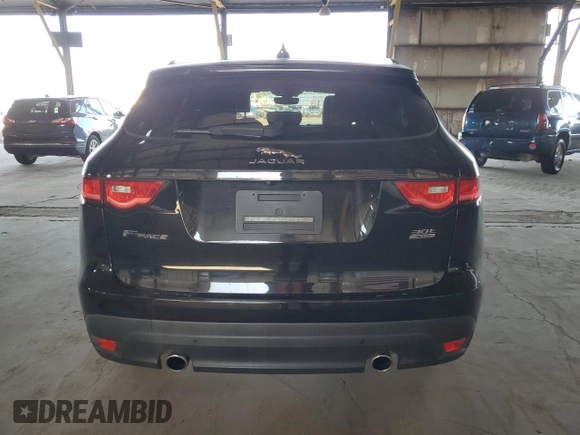 2019 Jaguar F-Pace 30t Portfolio with VIN SADCN2GX5KA368284, listed as a Copart auction lot 54786875 with 53,328 mi miles and Salvage title. Bid and sale history available at DreamBid. Image 6.
