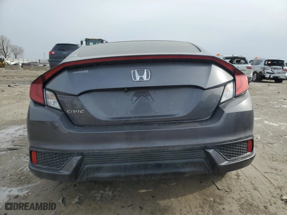 2016 Honda Civic Coupe LX-P with VIN 2HGFC4B02GH304332, listed as a Copart auction lot 41983265 with 101,967 mi miles and Salvage Title. Bid and sale history available at carsss.com. Image 6.