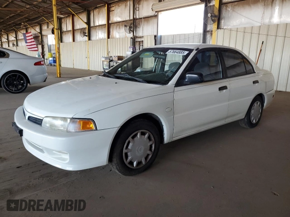 2001 Mitsubishi Mirage ES z VIN JA3AY26CX1U013535, wystawiony jako Copart lot #57664885 z przebiegiem 159 095 mil mil oraz Szkoda całkowita • Salvage title. Historia ofert i sprzedaży dostępna na DreamBid. Obrazek 1.
