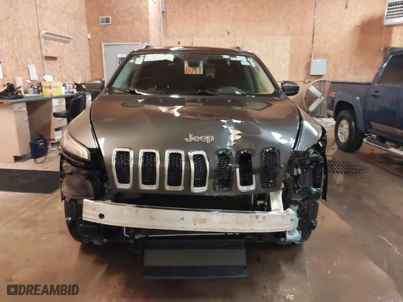 2014 Jeep Cherokee Latitude with VIN 1C4PJMCS7EW220059, listed as a IAAI auction lot 41312941 with 187,821 mi miles. Bid and sale history available at carsss.com. Image 12.