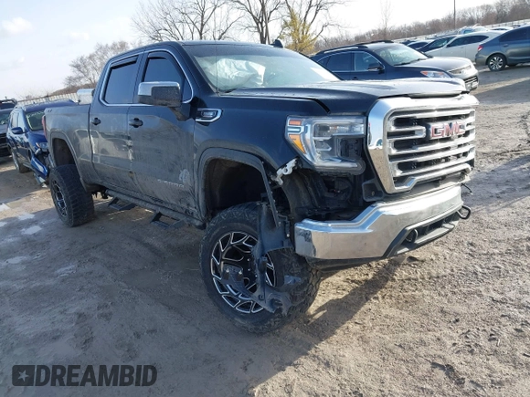 2021 GMC Sierra 1500 with VIN 1GTU9BET1MZ345769, listed as a IAAI auction lot 41729353 with 62,369 mi miles and . Bid and sale history available at DreamBid. Image 1.