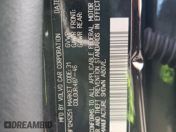 2015 Volvo V60 T5 Drive-E Premier with VIN YV140MEK9F1245251, listed as a Copart auction lot 71256553 with 77,815 mi miles. Bid and sale history available at carsss.com. Image 12.