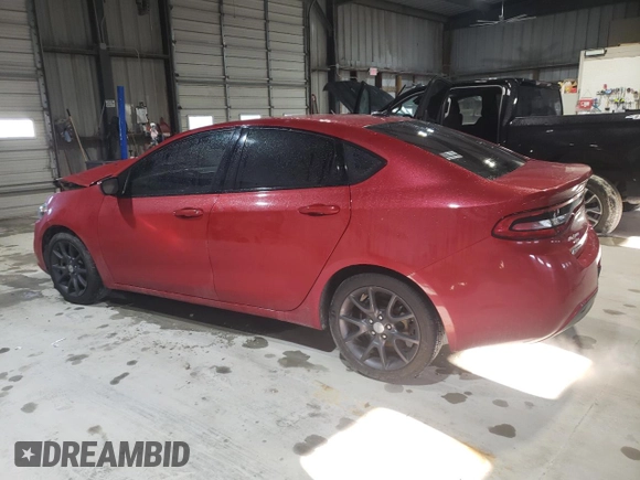 2016 Dodge Dart SXT Sport with VIN 1C3CDFFAXGD822588, listed as a Copart auction lot 51964505 with 71,220 mi miles and Salvage Title. Bid and sale history available at carsss.com. Image 2.