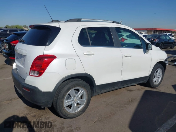 2016 Chevrolet Trax LT with VIN KL7CJLSB8GB709796, listed as a IAAI auction lot 42008186 with 79,915 mi miles and . Bid and sale history available at DreamBid. Image 4.
