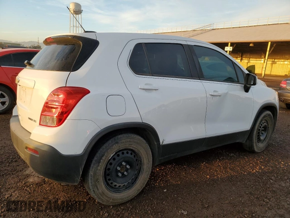 2016 Chevrolet Trax LS with VIN 3GNCJKSBXGL278915, listed as a Copart auction lot 44082575 with 82,598 mi miles and Clean Title. Bid and sale history available at carsss.com. Image 3.