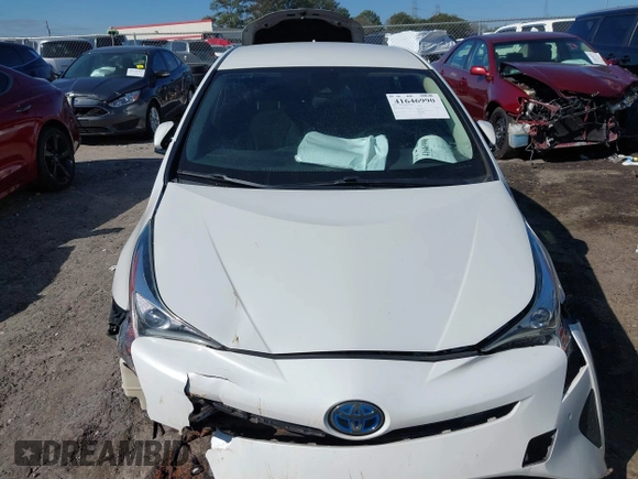 2018 Toyota Prius Two with VIN JTDKBRFU5J3076265, listed as a IAAI auction lot 41646990 with 216,021 mi miles. Bid and sale history available at carsss.com. Image 12.