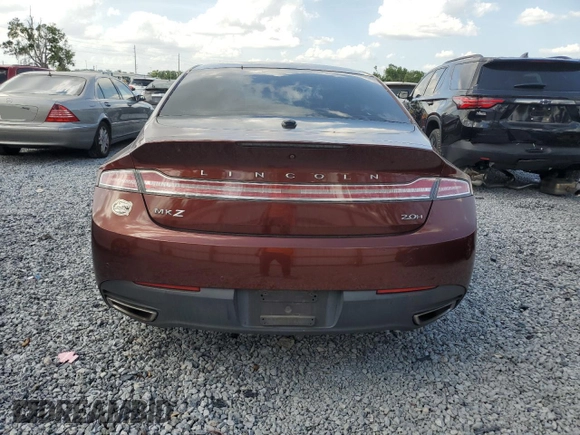 2015 Lincoln MKZ Hybrid with VIN 3LN6L2LU9FR600936, listed as a Copart auction lot 51903545 with 77,155 mi miles and Salvage Title. Bid and sale history available at carsss.com. Image 6.