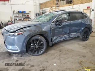 2022 Mazda CX-9 Carbon Edition with VIN JM3TCBDY0N0612083, listed as a Copart auction lot 72374324 with 52,269 mi miles and Salvage title. Bid and sale history available at DreamBid. Image 1.