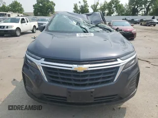 2022 Chevrolet Equinox LS with VIN 3GNAXSEV9NS163074, listed as a Copart auction lot 59189665 with 65,406 mi miles and Salvage title. Bid and sale history available at DreamBid. Image 5.