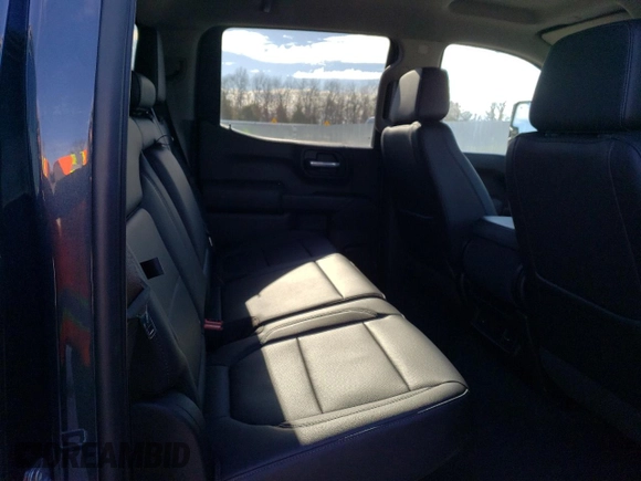 2021 Chevrolet Silverado 1500 Custom with VIN 3GCPYBEH1MG174260, listed as a Copart auction lot 87165514 with 46,231 mi miles and Salvage Title. Bid and sale history available at DreamBid. Image 10.