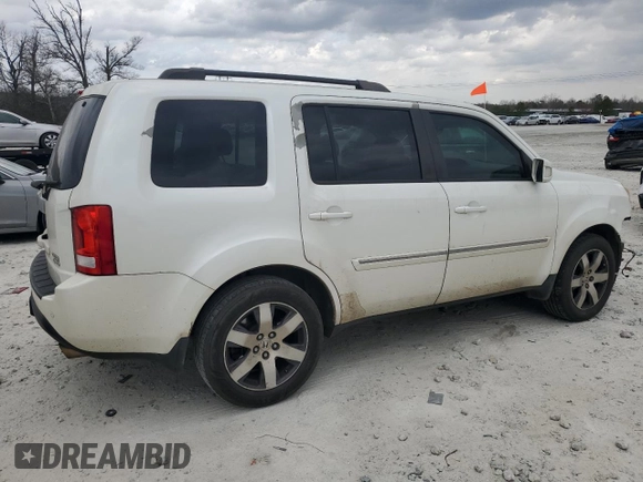 2012 Honda Pilot Touring with VIN 5FNYF4H98CB066135, listed as a Copart auction lot 47769625 with 171,708 mi miles and Salvage Title. Bid and sale history available at carsss.com. Image 3.