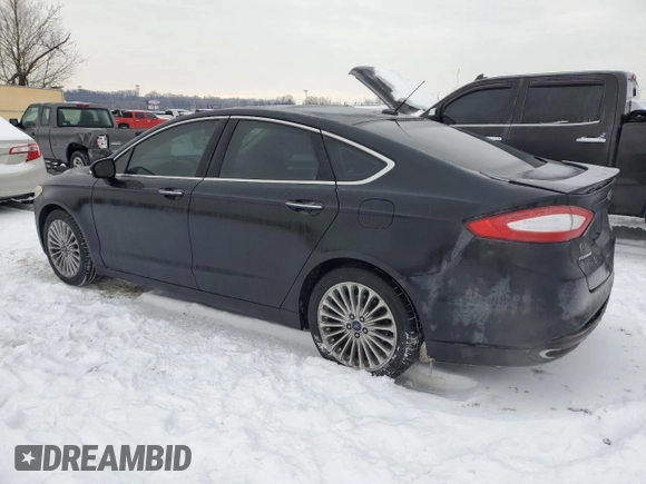 2014 Ford Fusion Titanium with VIN 3FA6P0K97ER382302, listed as a Copart auction lot 41668645 with 155,547 mi miles and Salvage Title. Bid and sale history available at carsss.com. Image 2.