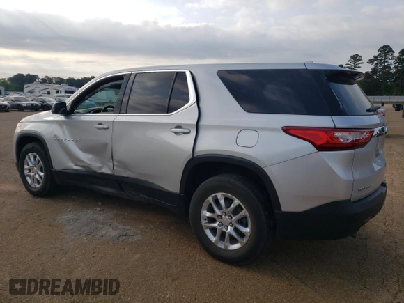 2021 Chevrolet Traverse LS with VIN 1GNERFKW3MJ254289, listed as a Copart auction lot 51337155 with 40,127 mi miles and Salvage title. Bid and sale history available at DreamBid. Image 2.