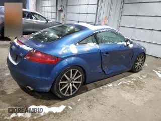 2008 Audi TT 3.2L with VIN TRUDD38J181001528, listed as a Copart auction lot 46397315 with 124,044 mi miles and Salvage Title. Bid and sale history available at carsss.com. Image 3.