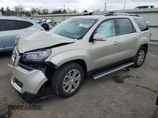 2015 GMC Acadia SLT with VIN 1GKKVRKD7FJ224002, listed as a Copart auction lot 45851335 with 34,509 mi miles and Salvage Title. Bid and sale history available at carsss.com. Image 1.