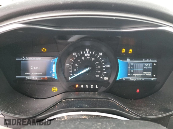 2019 Ford Fusion SE with VIN 3FA6P0LU9KR145955, listed as a Copart auction lot 44626085 with 166,021 mi miles and Clean Title. Bid and sale history available at carsss.com. Image 9.