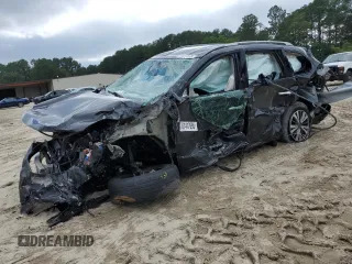 2020 Nissan Pathfinder SV with VIN 5N1DR2BM1LC592879, listed as a Copart auction lot 61417695 with Not provided miles and Salvage title. Bid and sale history available at DreamBid. Image 1.