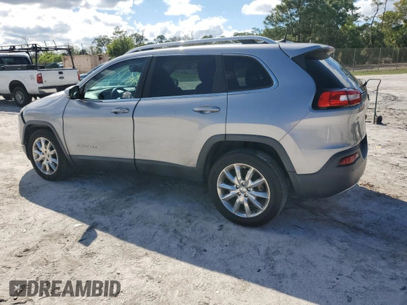 2017 Jeep Cherokee Limited with VIN 1C4PJLDB6HW602869, listed as a Copart auction lot 46781115 with 96,789 mi miles and Salvage Title. Bid and sale history available at carsss.com. Image 2.