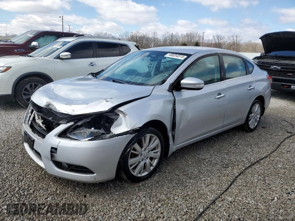 2013 Nissan Sentra SL with VIN 3N1AB7APXDL686062, listed as a Copart auction lot 48034515 with 108,578 mi miles and Non Repairable. Bid and sale history available at DreamBid. Image 1.