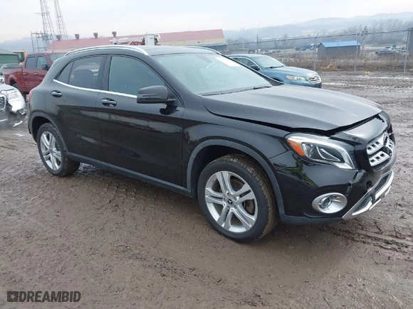 2018 Mercedes-Benz GLA with VIN WDCTG4GB2JJ514882, listed as a IAAI auction lot 41631799 with 59,357 mi miles. Bid and sale history available at carsss.com. Image 1.