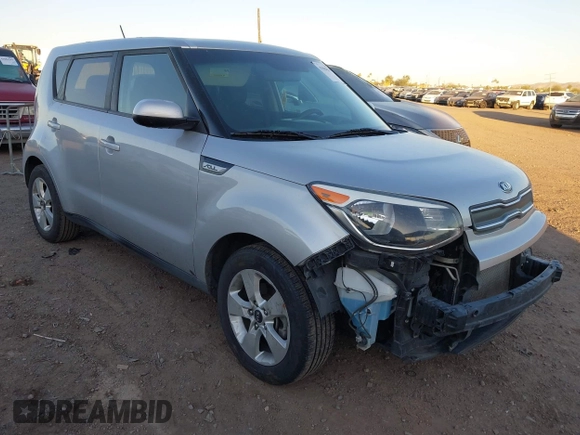 2017 Kia Soul with VIN KNDJN2A24H7474487, listed as a IAAI auction lot 41888815 with 119,105 mi miles. Bid and sale history available at carsss.com. Image 1.