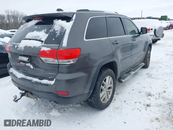 2017 Jeep Grand Cherokee Laredo with VIN 1C4RJFAG6HC682251, listed as a IAAI auction lot 41265168 with 1 mi miles. Bid and sale history available at carsss.com. Image 4.