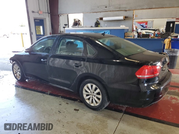 2012 Volkswagen Passat S with VIN 1VWAP7A38CC084490, listed as a Copart auction lot 57155005 with 243,113 mi miles and Salvage title. Bid and sale history available at DreamBid. Image 2.