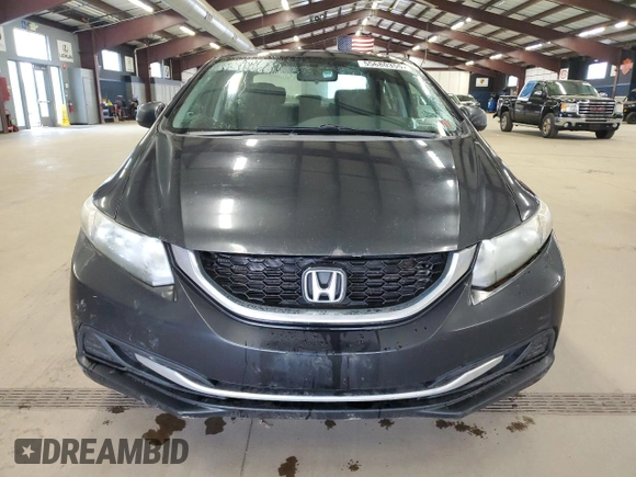2013 Honda Civic EX with VIN 19XFB2F82DE266792, listed as a Copart auction lot 55680355 with 266,796 mi miles and Clean Title. Bid and sale history available at DreamBid. Image 5.