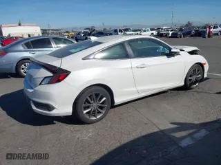 2020 Honda Civic Coupe EX with VIN 2HGFC3B37LH353220, listed as a IAAI auction lot 41377248 with 87,078 mi miles. Bid and sale history available at carsss.com. Image 4.