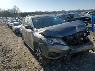 2017 Nissan Pathfinder S with VIN 5N1DR2MM0HC653501, listed as a Copart auction lot 80642973 with 93,074 mi miles and Salvage Title. Bid and sale history available at carsss.com. Image 11.
