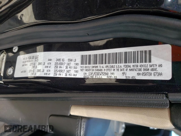 2015 Jeep Cherokee Latitude with VIN 1C4PJMCS6FW752940, listed as a Copart auction lot 49735044 with 80,172 mi miles and Salvage Title. Bid and sale history available at carsss.com. Image 12.