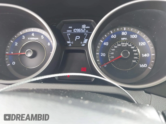 2012 Hyundai Elantra Limited with VIN KMHDH4AEXCU181497, listed as a IAAI auction lot 42634732 with 109,652 mi miles and . Bid and sale history available at DreamBid. Image 7.