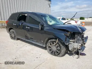 2017 Nissan Pathfinder S with VIN 5N1DR2MN8HC614311, listed as a Copart auction lot 55310065 with Not provided miles and Salvage title. Bid and sale history available at DreamBid. Image 4.