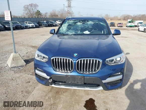 2021 BMW X3 xDrive30i with VIN 5UXTY5C08M9G21116, listed as a IAAI auction lot 41834586 with 51,441 mi miles and . Bid and sale history available at DreamBid. Image 12.