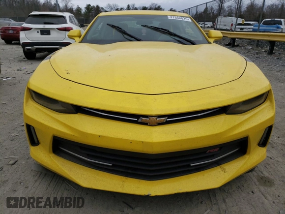 2018 Chevrolet Camaro 1LT with VIN 1G1FB1RS0J0161733, listed as a Copart auction lot 47868025 with 54,924 mi miles and Salvage Title. Bid and sale history available at DreamBid. Image 5.