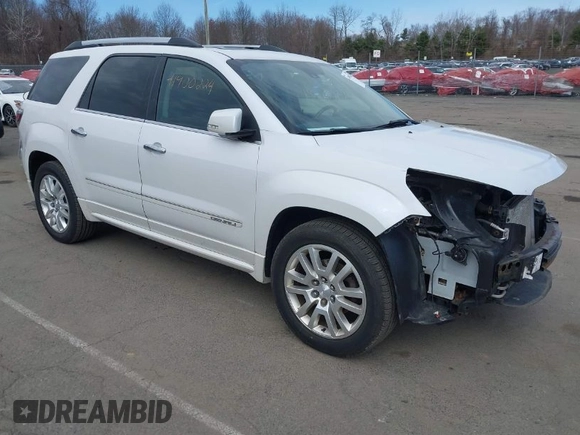 2016 GMC Acadia Denali with VIN 1GKKVTKD7GJ209398, listed as a IAAI auction lot 41900224 with 82,197 mi miles. Bid and sale history available at carsss.com. Image 1.