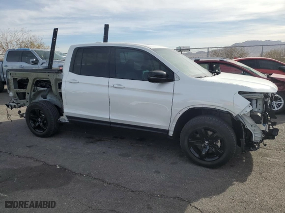 2023 Honda Ridgeline Black Edition with VIN 5FPYK3F88PB018499, listed as a Copart auction lot 85121544 with 11,144 mi miles and Salvage Title. Bid and sale history available at carsss.com. Image 4.