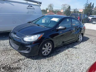 2013 Hyundai Accent GLS with VIN KMHCT4AE4DU276228, listed as a IAAI auction lot 41942206 with 102,036 mi miles. Bid and sale history available at carsss.com. Image 17.