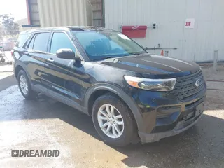 2021 Ford Explorer with VIN 1FMSK7BH1MGC23672, listed as a IAAI auction lot 40934868 with 81,218 mi miles. Bid and sale history available at carsss.com. Image 1.