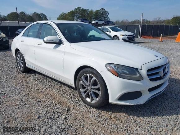 2015 Mercedes-Benz C-Class C 300 with VIN 55SWF4JB5FU050157, listed as a IAAI auction lot 41514767 with 250,978 mi miles. Bid and sale history available at carsss.com. Image 1.