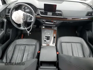 2020 Audi Q5 Premium with VIN WA1ANAFY8L2053198, listed as a Copart auction lot 55269495 with Not provided miles and Salvage title. Bid and sale history available at DreamBid. Image 8.