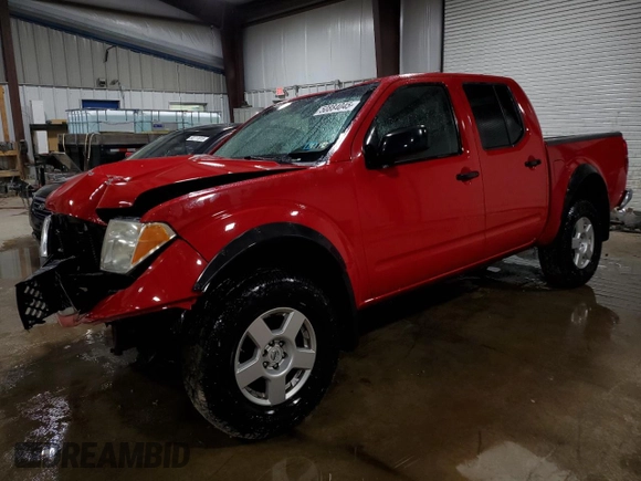 2008 Nissan Frontier SE with VIN 1N6AD07W58C434196, listed as a Copart auction lot 50884045 with 183,454 mi miles and Salvage title. Bid and sale history available at DreamBid. Image 1.