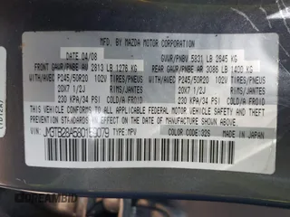 2008 Mazda CX-9 Grand Touring with VIN JM3TB28A580159079, listed as a IAAI auction lot 42013165 with 180,778 mi miles and . Bid and sale history available at carsss.com. Image 9.