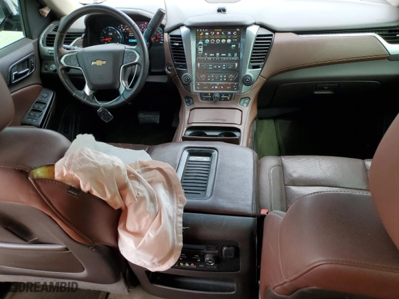 2016 Chevrolet Tahoe LTZ with VIN 1GNSKCKC4GR190538, listed as a Copart auction lot 47345745 with 136,784 mi miles and Salvage Title. Bid and sale history available at carsss.com. Image 8.